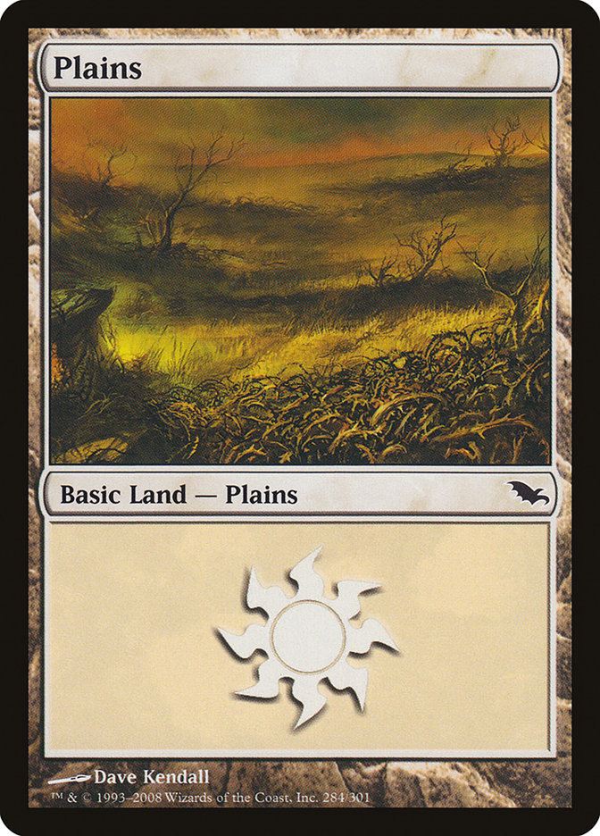 Plains (284) [Shadowmoor] | Shuffle n Cut Hobbies & Games