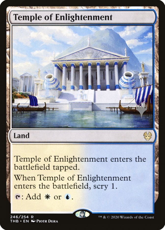 Temple of Enlightenment (Promo Pack) [Theros Beyond Death Promos] | Shuffle n Cut Hobbies & Games