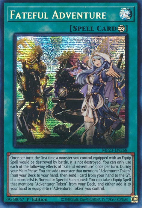 Fateful Adventure [MP23-EN268] Prismatic Secret Rare | Shuffle n Cut Hobbies & Games