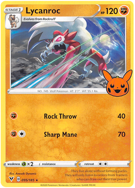 Lycanroc (095/185) [Trick or Trade 2023] | Shuffle n Cut Hobbies & Games