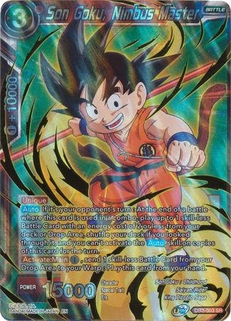 Son Goku, Nimbus Master [DB3-003] | Shuffle n Cut Hobbies & Games