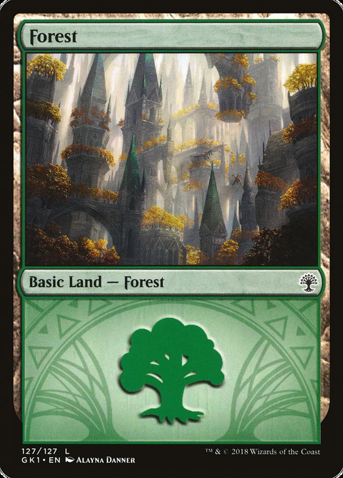 Forest (127) [Guilds of Ravnica Guild Kit] | Shuffle n Cut Hobbies & Games