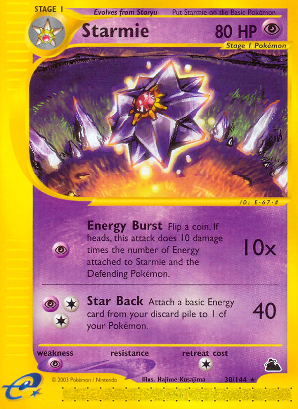 Starmie (30/144) [Skyridge] | Shuffle n Cut Hobbies & Games