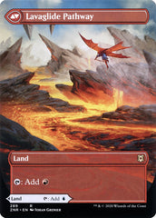 Riverglide Pathway // Lavaglide Pathway (Borderless Alternate Art) [Zendikar Rising] | Shuffle n Cut Hobbies & Games