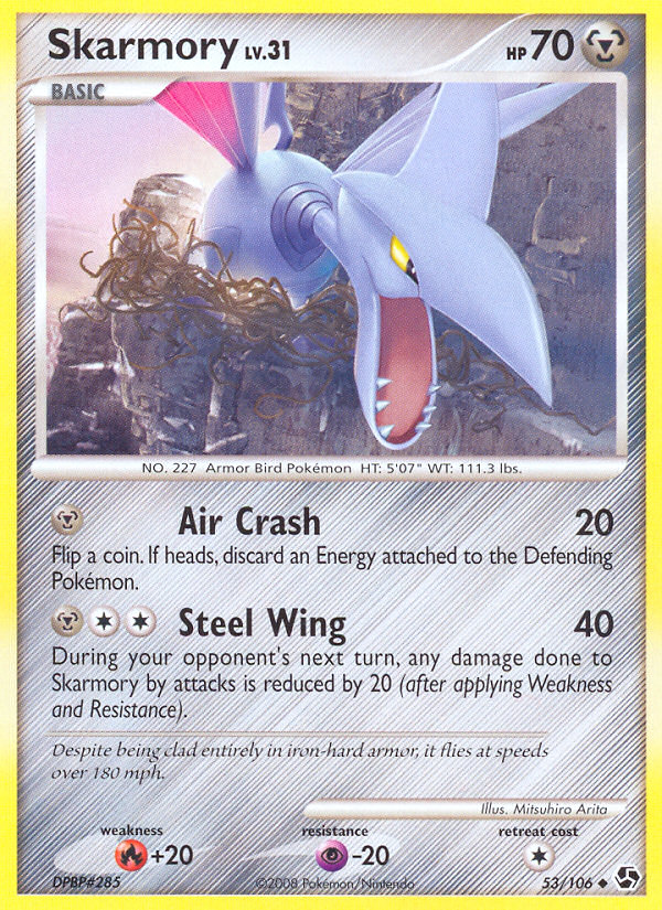 Skarmory (53/106) [Diamond & Pearl: Great Encounters] | Shuffle n Cut Hobbies & Games