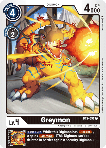 Greymon [BT2-057] [Release Special Booster Ver.1.0] | Shuffle n Cut Hobbies & Games