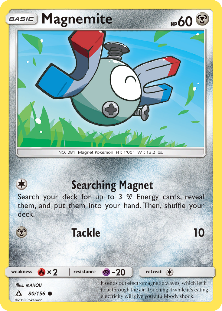 Magnemite (80/156) [Sun & Moon: Ultra Prism] | Shuffle n Cut Hobbies & Games