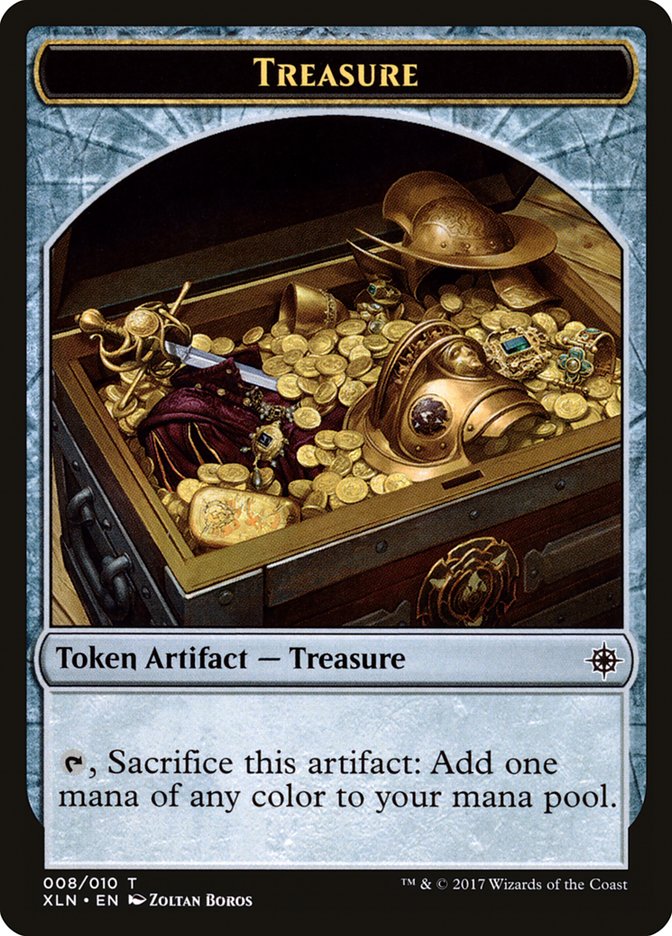 Treasure Token (008/010) [Ixalan Tokens] | Shuffle n Cut Hobbies & Games