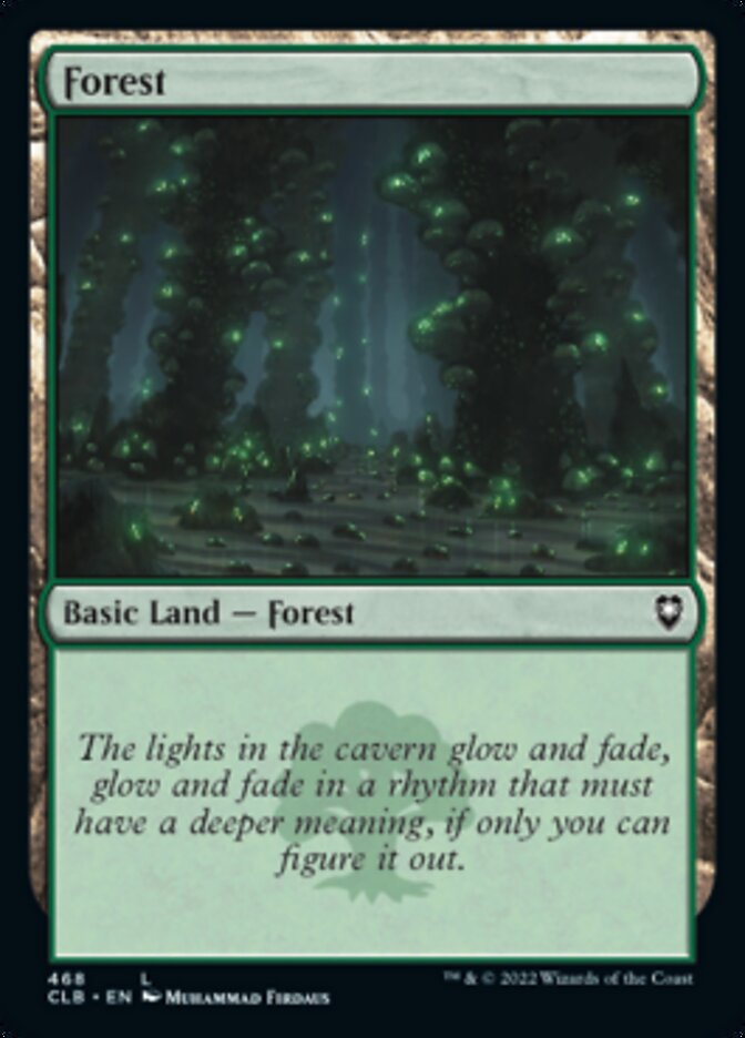 Forest (468) [Commander Legends: Battle for Baldur's Gate] | Shuffle n Cut Hobbies & Games