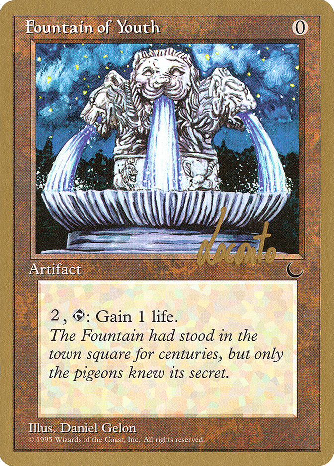 Fountain of Youth (Michael Loconto) [Pro Tour Collector Set] | Shuffle n Cut Hobbies & Games