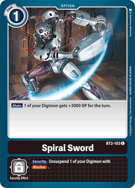 Spiral Sword [BT2-103] [Release Special Booster Ver.1.0] | Shuffle n Cut Hobbies & Games