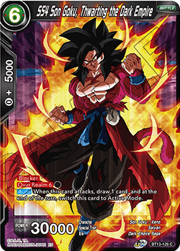 SS4 Son Goku, Thwarting the Dark Empire (Common) [BT13-126] | Shuffle n Cut Hobbies & Games