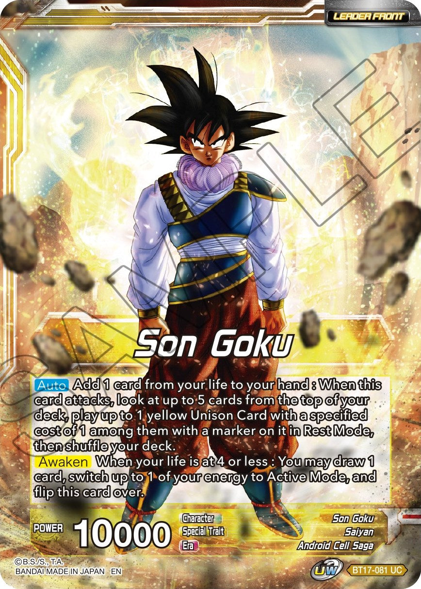 Son Goku // SS Son Goku, Fearless Fighter (BT17-081) [Ultimate Squad Prerelease Promos] | Shuffle n Cut Hobbies & Games