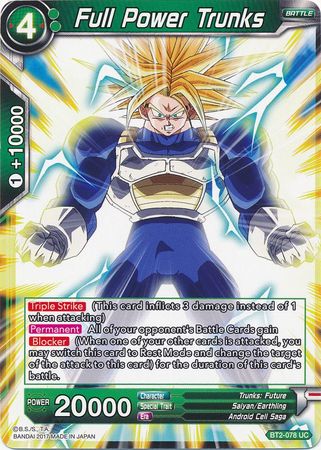 Full Power Trunks [BT2-078] | Shuffle n Cut Hobbies & Games