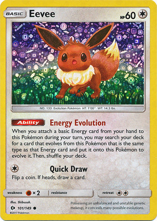 Eevee (101/149) (General Mills Promo) [Sun & Moon: Base Set] | Shuffle n Cut Hobbies & Games