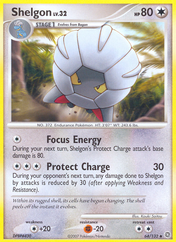 Shelgon (64/132) [Diamond & Pearl: Secret Wonders] | Shuffle n Cut Hobbies & Games