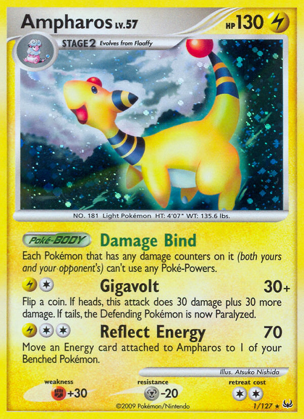 Ampharos (1/127) [Platinum: Base Set] | Shuffle n Cut Hobbies & Games