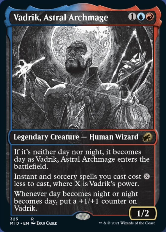 Vadrik, Astral Archmage (Showcase Eternal Night) [Innistrad: Midnight Hunt] | Shuffle n Cut Hobbies & Games