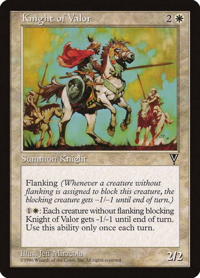 Knight of Valor [Visions] | Shuffle n Cut Hobbies & Games