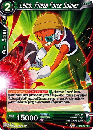 Lemo, Frieza Force Soldier (Starter Deck - Rising Broly) [SD8-06] | Shuffle n Cut Hobbies & Games