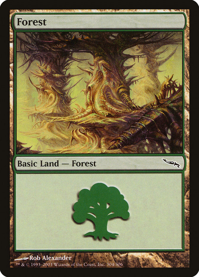 Forest (304) [Mirrodin] | Shuffle n Cut Hobbies & Games