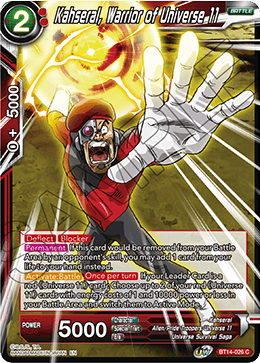 Kahseral, Warrior of Universe 11 (BT14-026) [Cross Spirits] | Shuffle n Cut Hobbies & Games