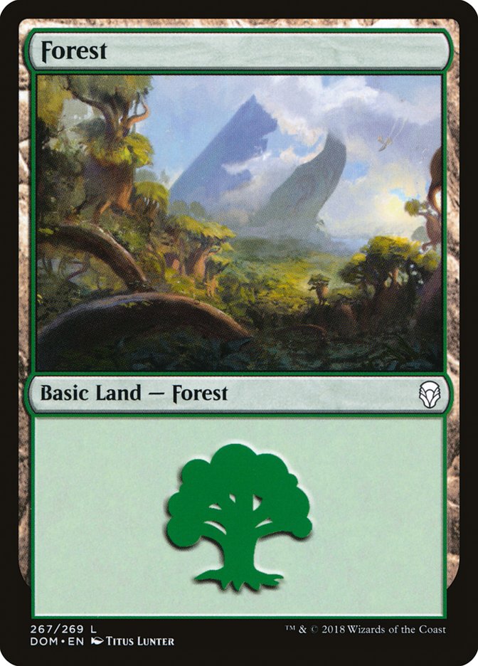 Forest (267) [Dominaria] | Shuffle n Cut Hobbies & Games