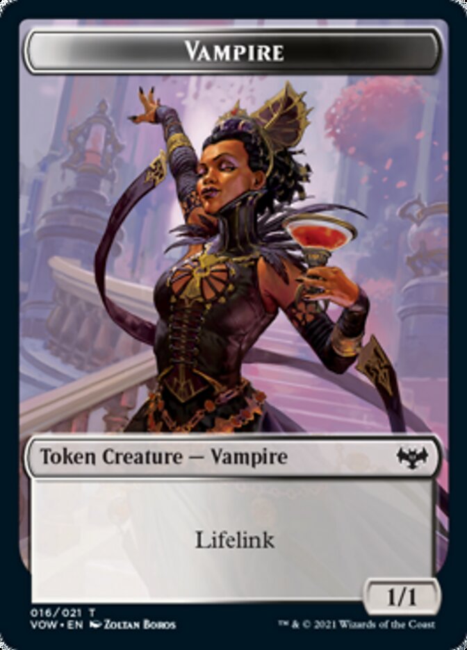 Vampire Token (016) [Innistrad: Crimson Vow Tokens] | Shuffle n Cut Hobbies & Games