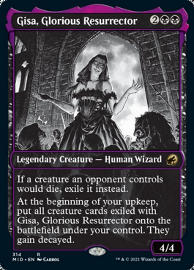 Gisa, Glorious Resurrector (Showcase Eternal Night) [Innistrad: Midnight Hunt] | Shuffle n Cut Hobbies & Games