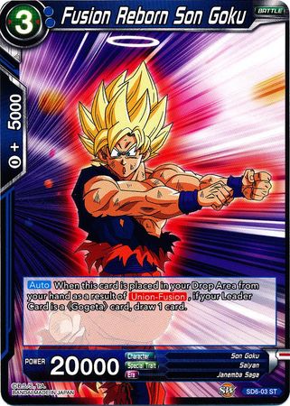 Fusion Reborn Son Goku (Starter Deck - Resurrected Fusion) (SD6-03) [Miraculous Revival] | Shuffle n Cut Hobbies & Games