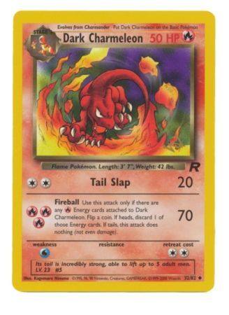 Dark Charmeleon (32/82) (W Stamped Promo) [Team Rocket Unlimited] | Shuffle n Cut Hobbies & Games