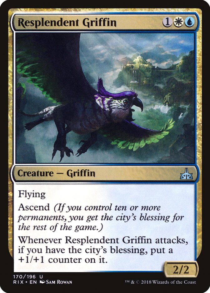 Resplendent Griffin [Rivals of Ixalan] | Shuffle n Cut Hobbies & Games