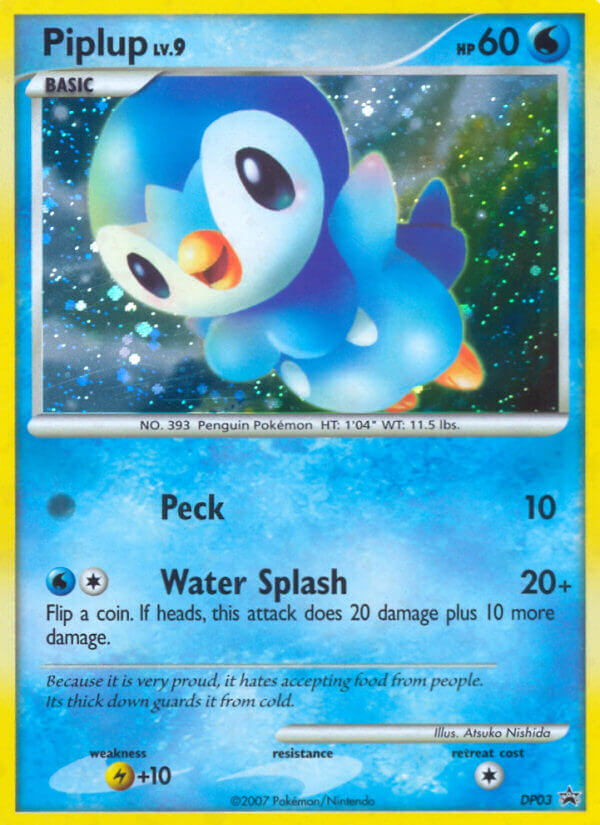 Piplup (DP03) [Diamond & Pearl: Black Star Promos] | Shuffle n Cut Hobbies & Games