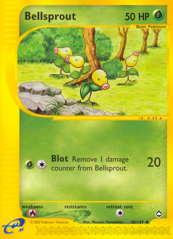 Bellsprout (45/147) [Aquapolis] | Shuffle n Cut Hobbies & Games