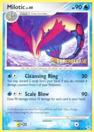 Milotic (70/147) (Prerelease Promo) [Nintendo: Black Star Promos] | Shuffle n Cut Hobbies & Games