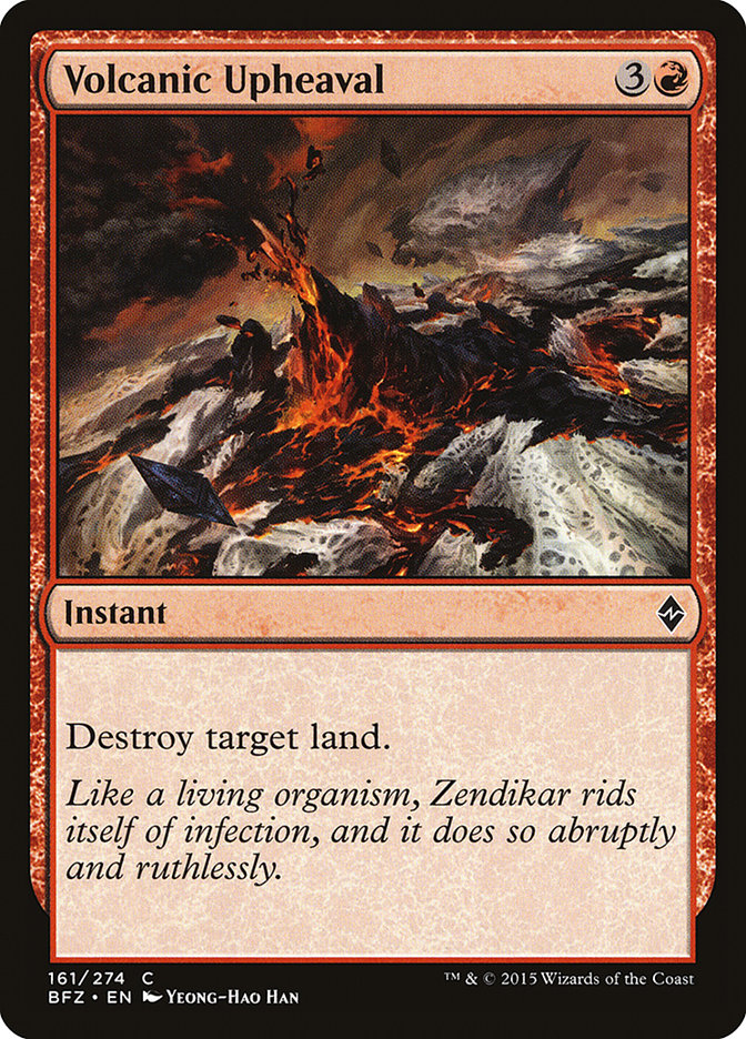 Volcanic Upheaval [Battle for Zendikar] | Shuffle n Cut Hobbies & Games