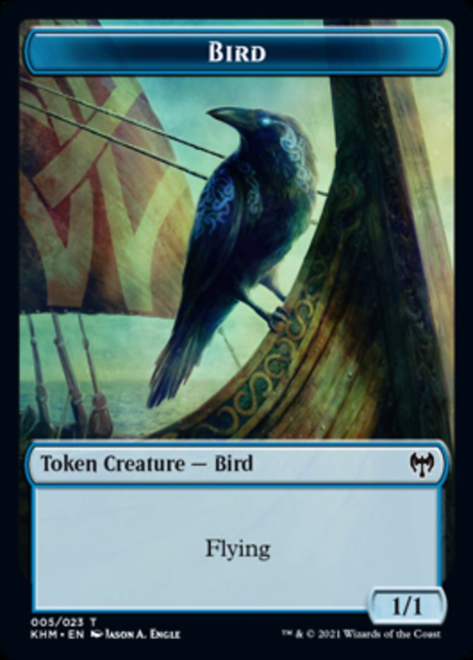 Bird Token [Kaldheim Tokens] | Shuffle n Cut Hobbies & Games