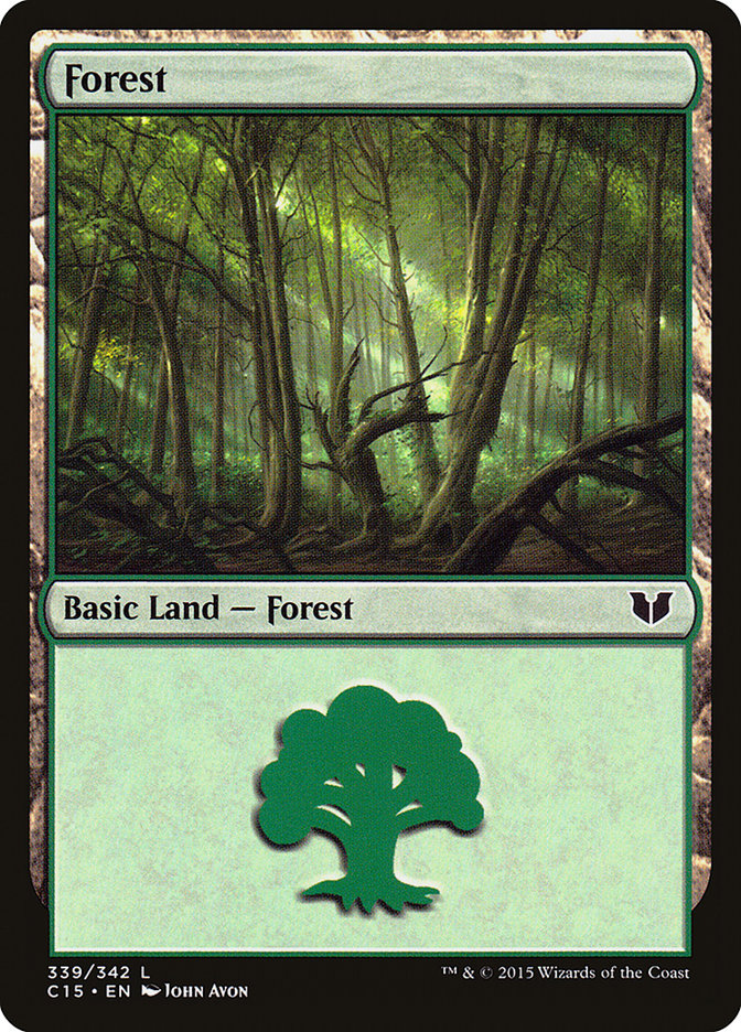 Forest (339) [Commander 2015] | Shuffle n Cut Hobbies & Games