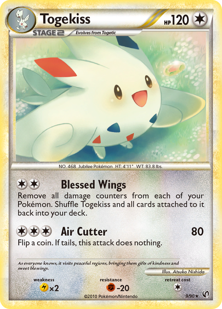 Togekiss (9/90) [HeartGold & SoulSilver: Undaunted] | Shuffle n Cut Hobbies & Games