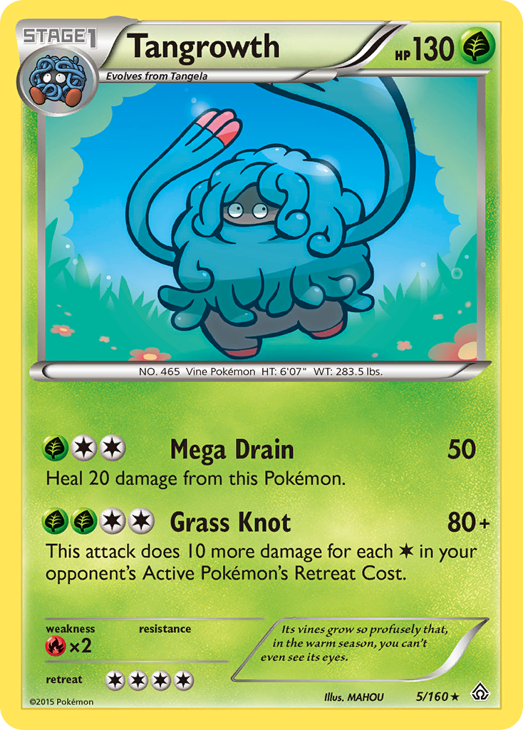 Tangrowth (5/160) [XY: Primal Clash] | Shuffle n Cut Hobbies & Games