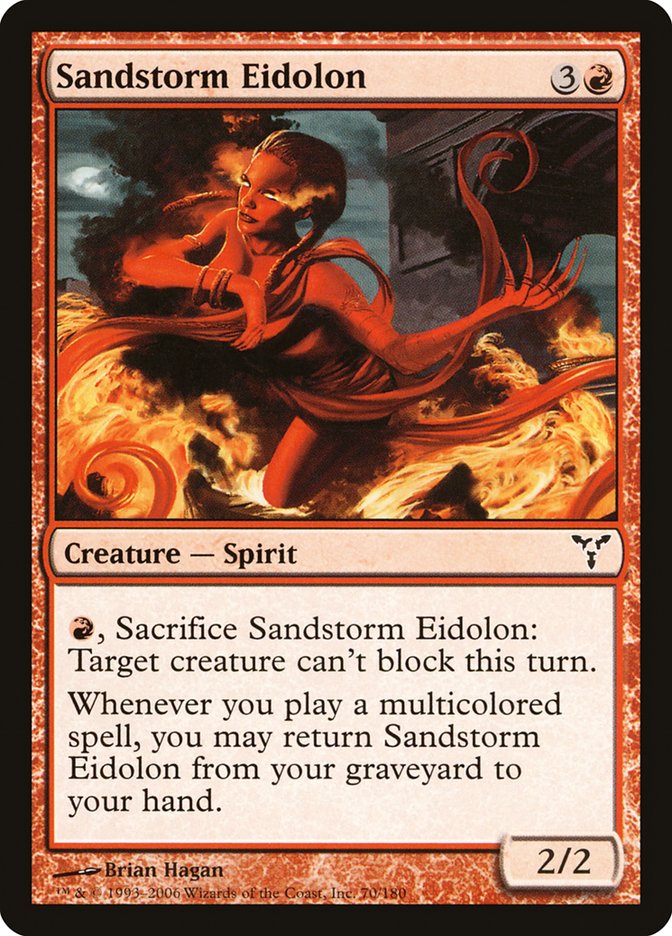 Sandstorm Eidolon [Dissension] | Shuffle n Cut Hobbies & Games