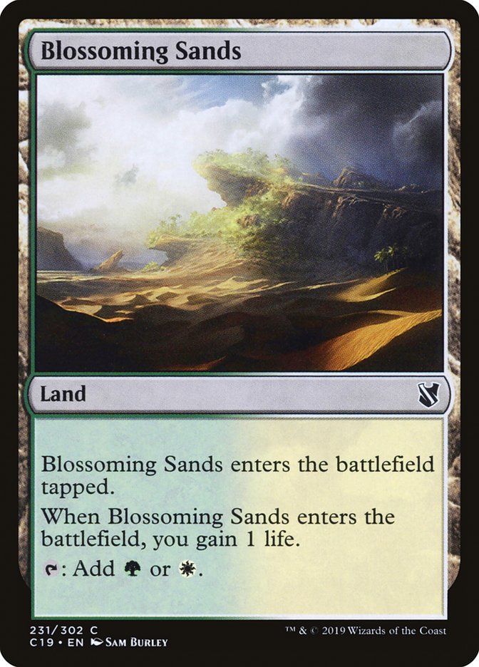 Blossoming Sands [Commander 2019] | Shuffle n Cut Hobbies & Games