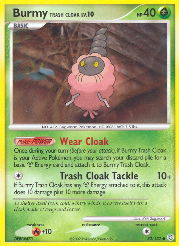 Burmy Trash Cloak (80/132) [Diamond & Pearl: Secret Wonders] | Shuffle n Cut Hobbies & Games