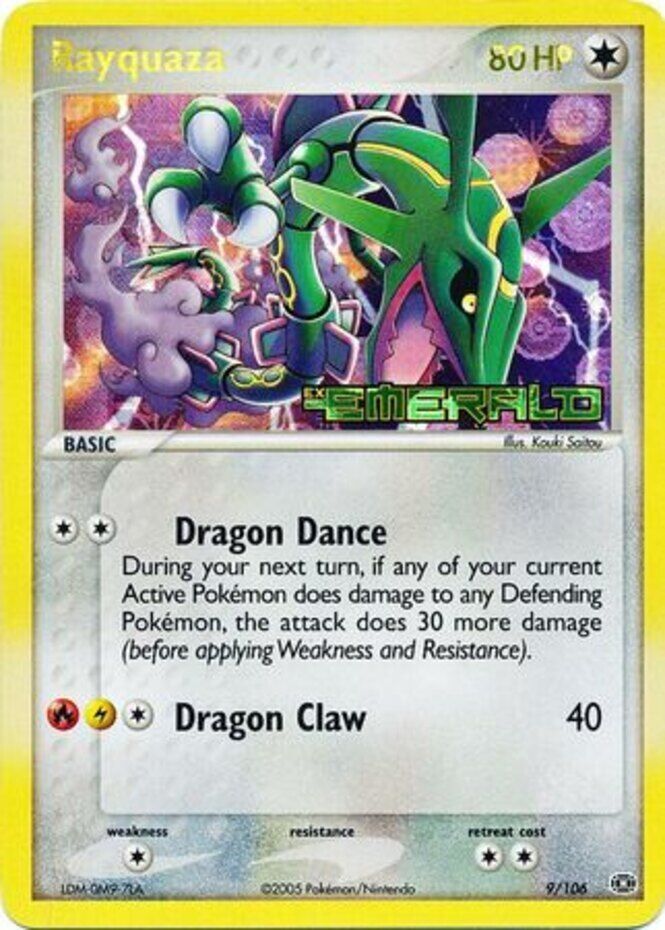 Rayquaza (9/106) (Stamped) [EX: Emerald] | Shuffle n Cut Hobbies & Games