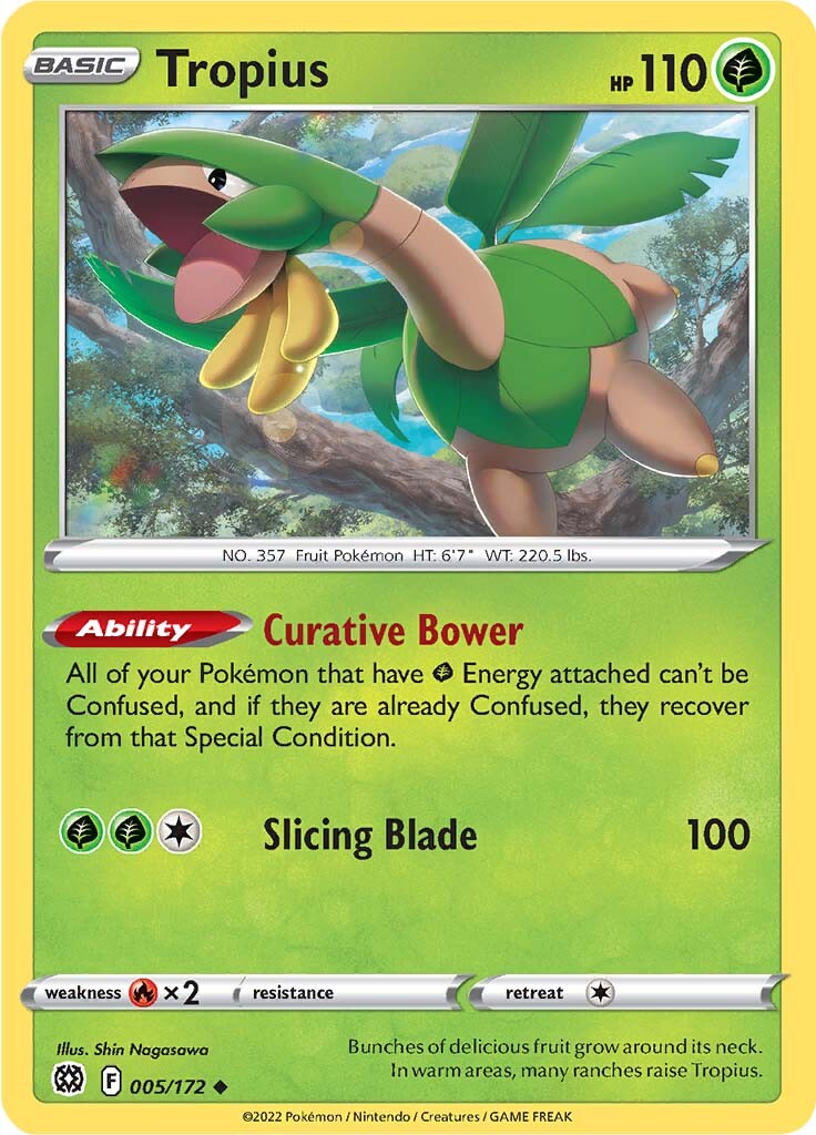 Tropius (005/172) [Sword & Shield: Brilliant Stars] | Shuffle n Cut Hobbies & Games