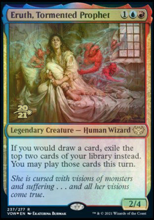 Eruth, Tormented Prophet [Innistrad: Crimson Vow Prerelease Promos] | Shuffle n Cut Hobbies & Games