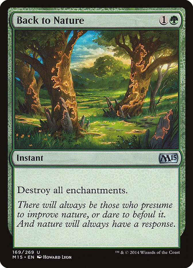 Back to Nature [Magic 2015] | Shuffle n Cut Hobbies & Games