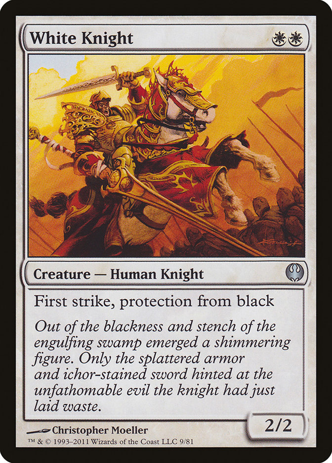 White Knight [Duel Decks: Knights vs. Dragons] | Shuffle n Cut Hobbies & Games