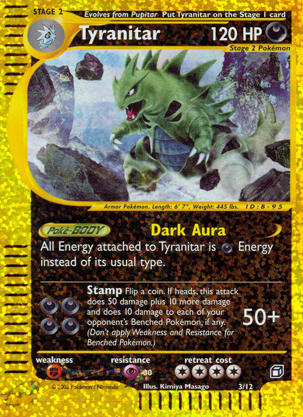 Tyranitar (3/12) [Box Topper] | Shuffle n Cut Hobbies & Games