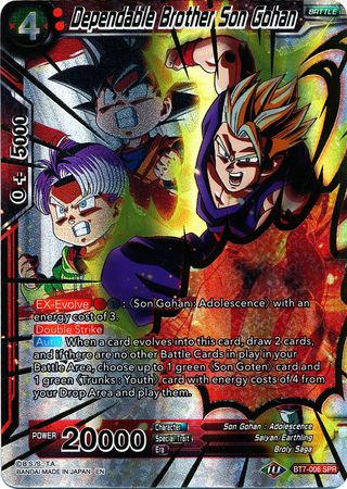 Dependable Brother Son Gohan (SPR) [BT7-006] | Shuffle n Cut Hobbies & Games